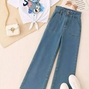 Kids Full Set: Girls T-Shirt and Jeans Clothing Set