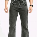 Men's Grey Washed Denim Jeans Pant