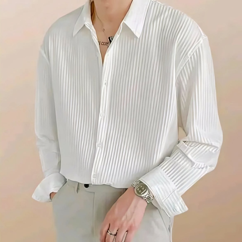 Men's Linen Casual Shirt (XS)