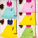 Girls Net Lehenga Choli Kids Festive Ghagra Choli Set