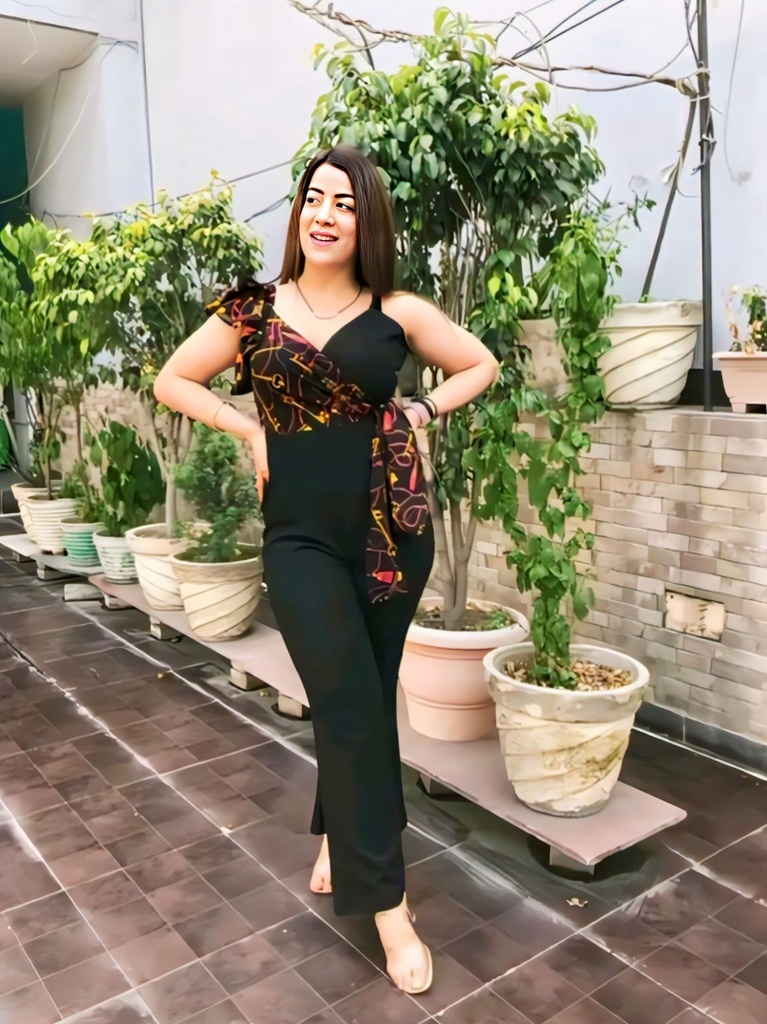 Women's Flared Jumpsuit (XS)