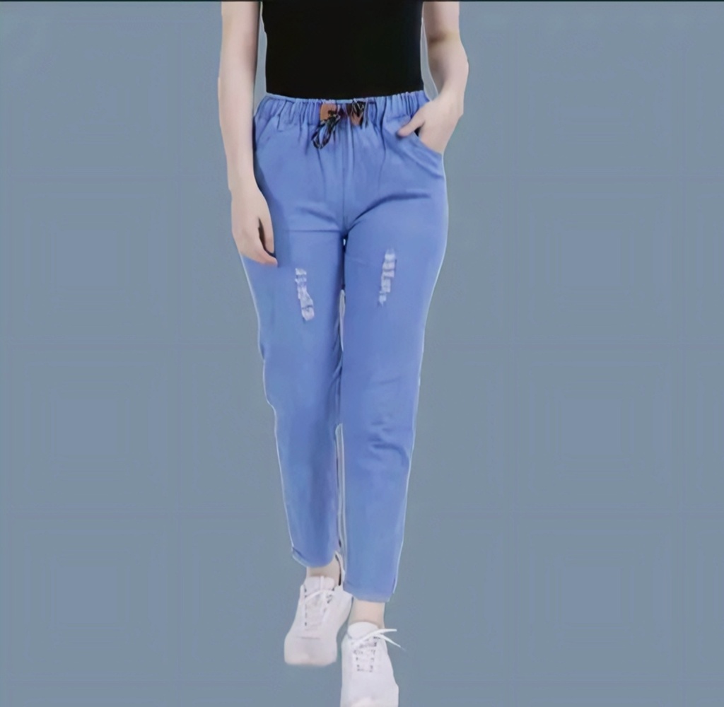 Women's Denim Jogger Jeans Pants (24)