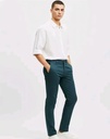 Men Trousers Teal Chino Pants