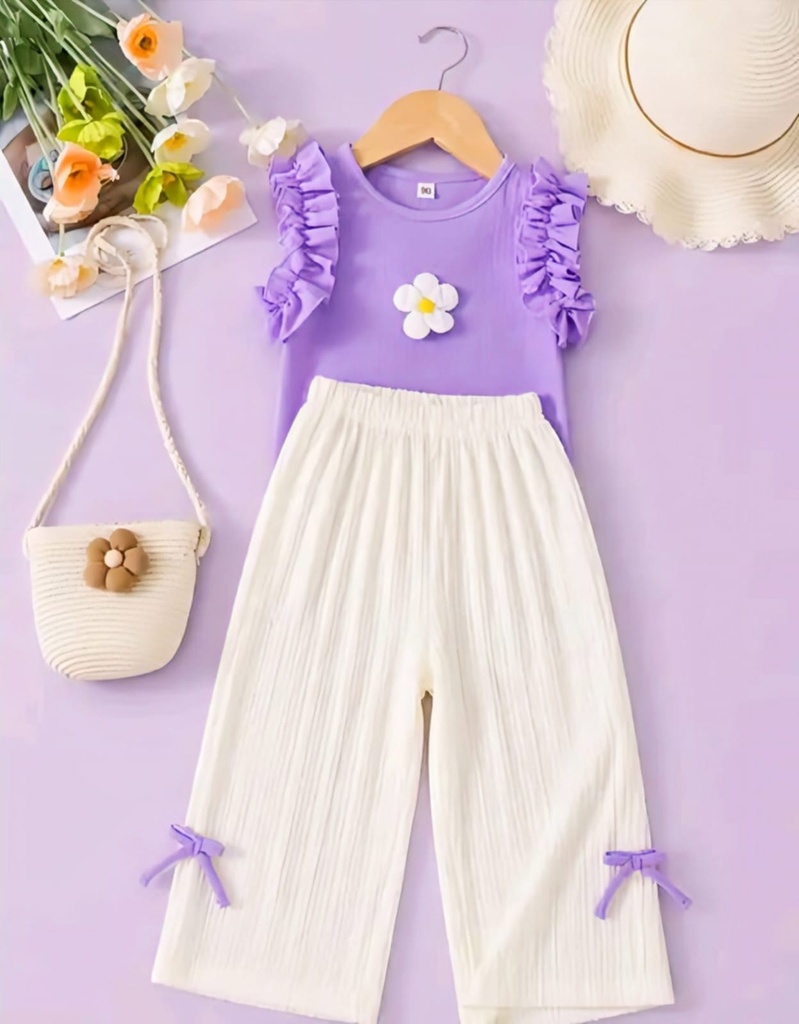 Girl's Top and Palazzo Set