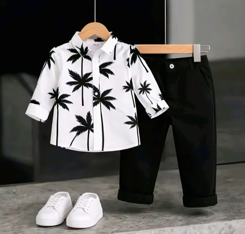 Boys Pant Shirt Set (6M-12M)