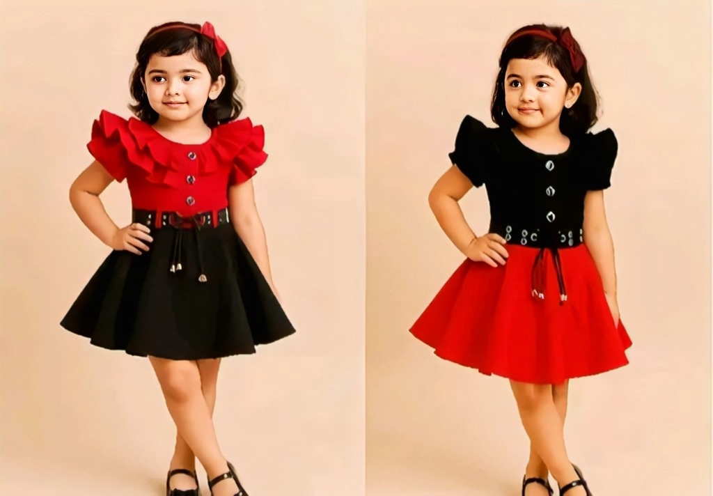 Baby Girl Party Wear Frock (6M-12M)