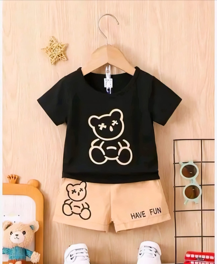 Kids T-Shirt and Shorts Set (6M-12M)