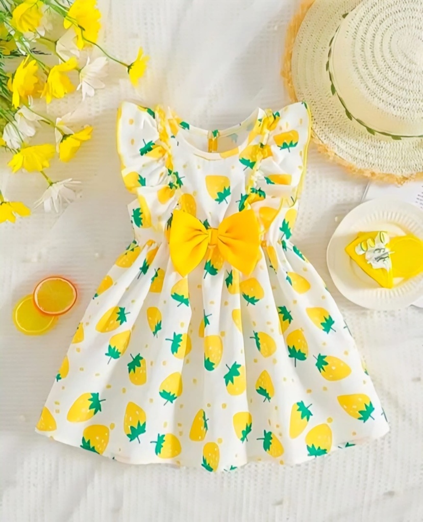 Kids Wear Summer Girl Frock (6M-12M)