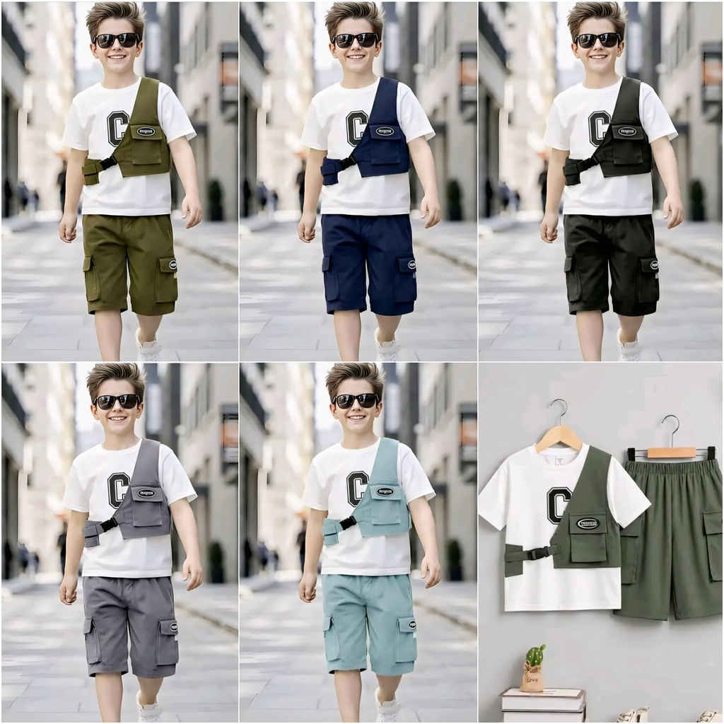 .Boys Vest Shorts Set