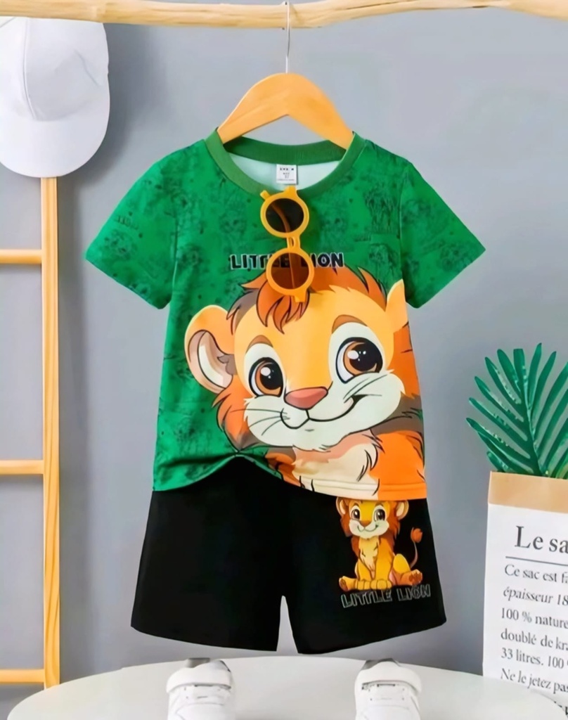 Boy's T-Shirt Shorts Clothing Set (6M-12M)