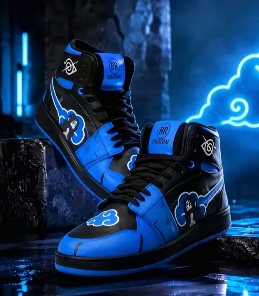 Akatsuki Itachi Anime High-Top Shoes (6)