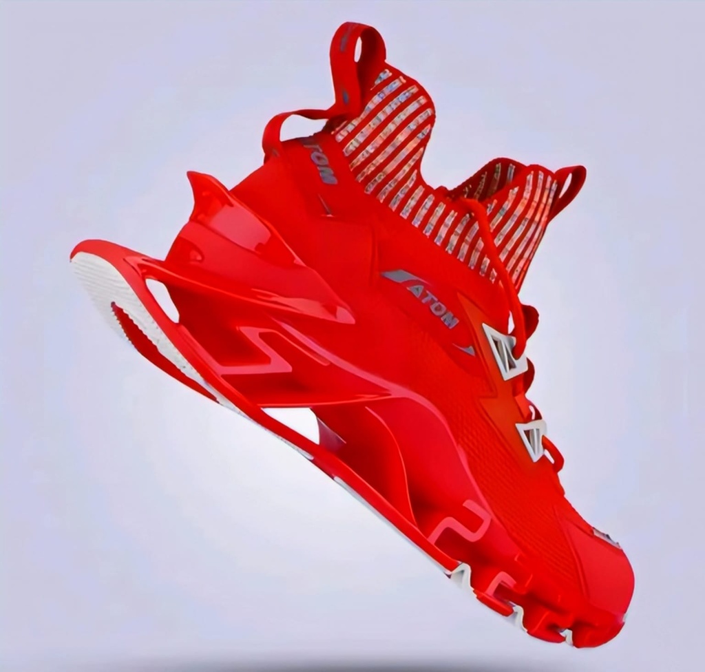 Red Athletic Sports Running Shoe I (6)