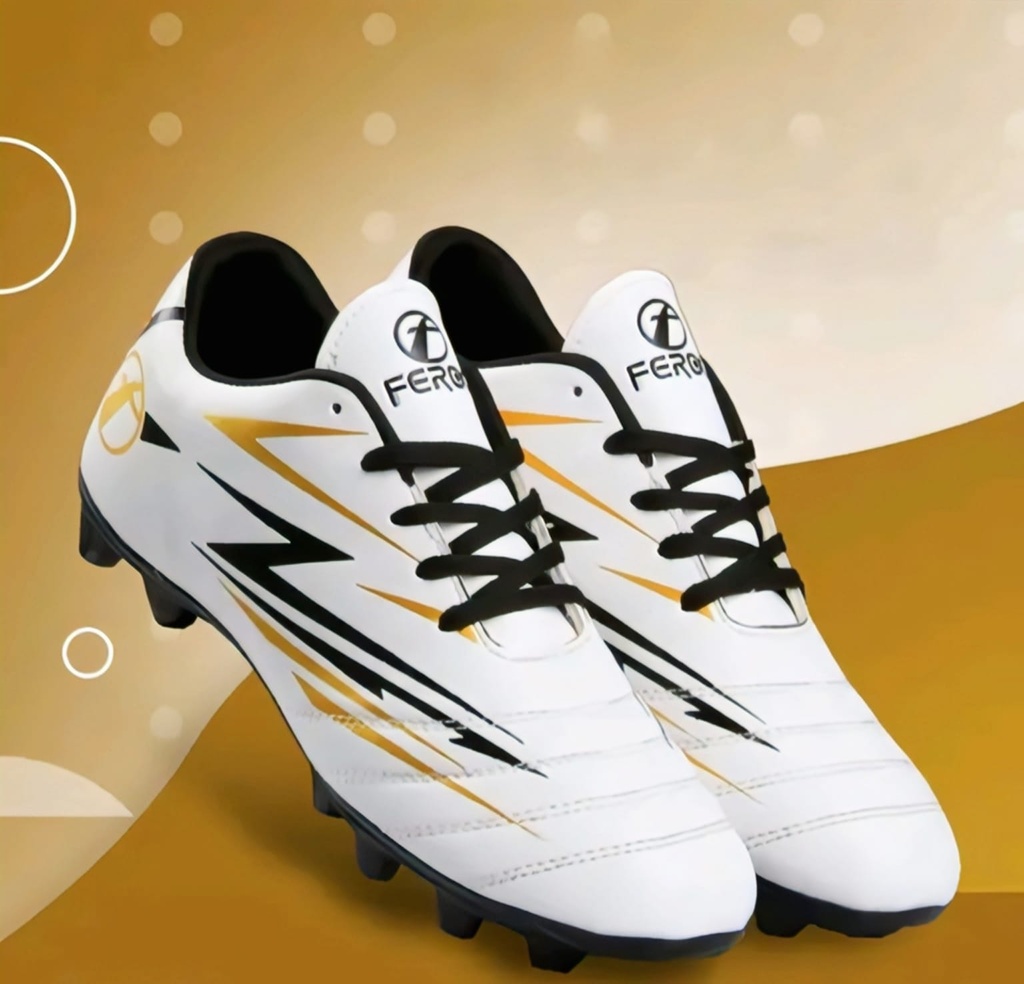 Feroc White Football Shoes Studs (2)