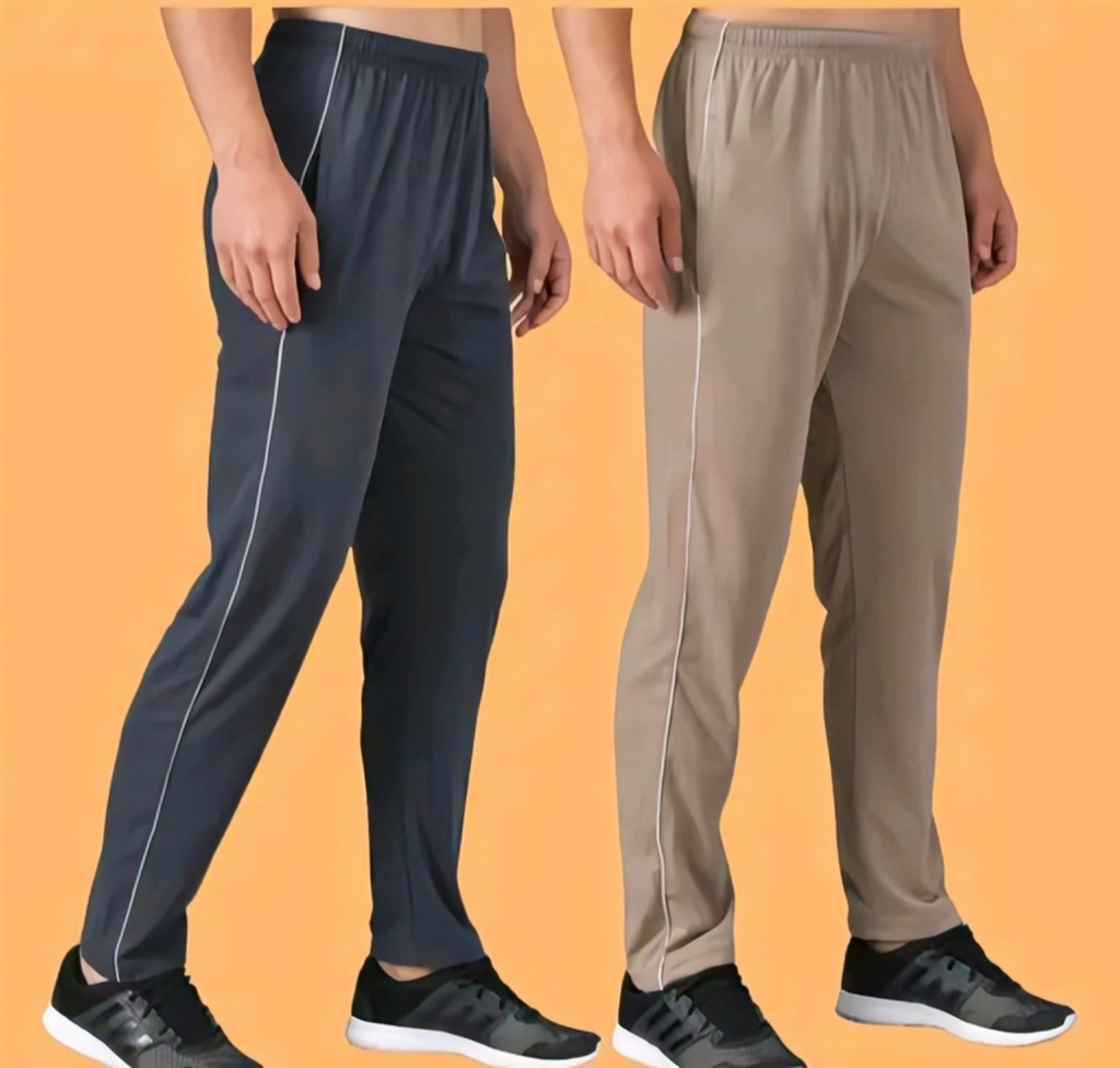 Men's Lightweight Sports Track Trousers pack of 2 (S)