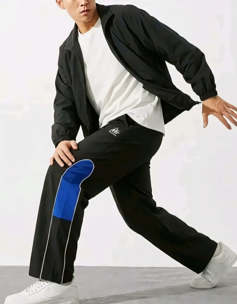 Loose Casual Black Trouser (S)