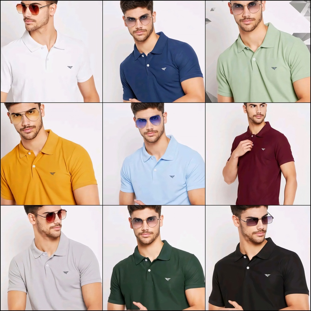 Men Collar Polo T Shirt