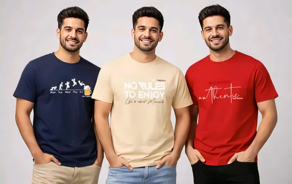 Pack of 3 Men's T-Shirts II (S)