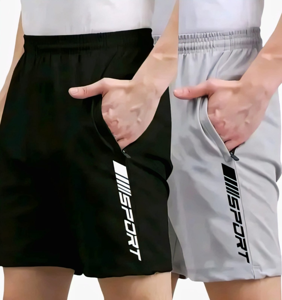 Men's Sports Shorts Pack of 2 III (28)