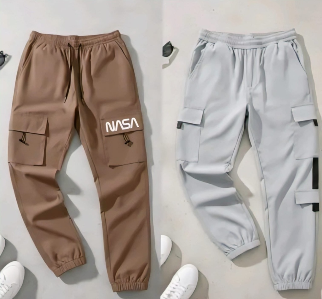 Pack of 2 Men's Cargo Trousers II (S)