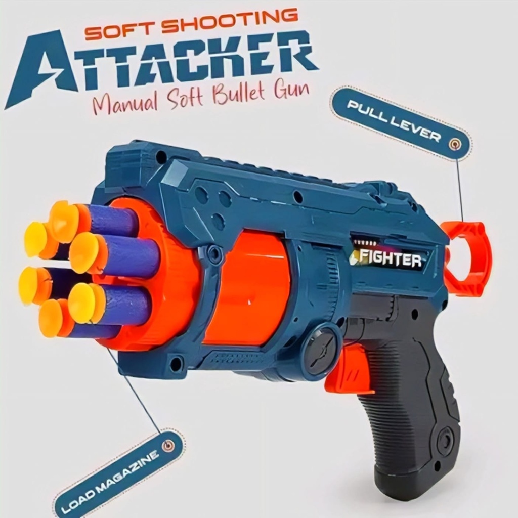 Soft Shooting Attacker Toy Gun