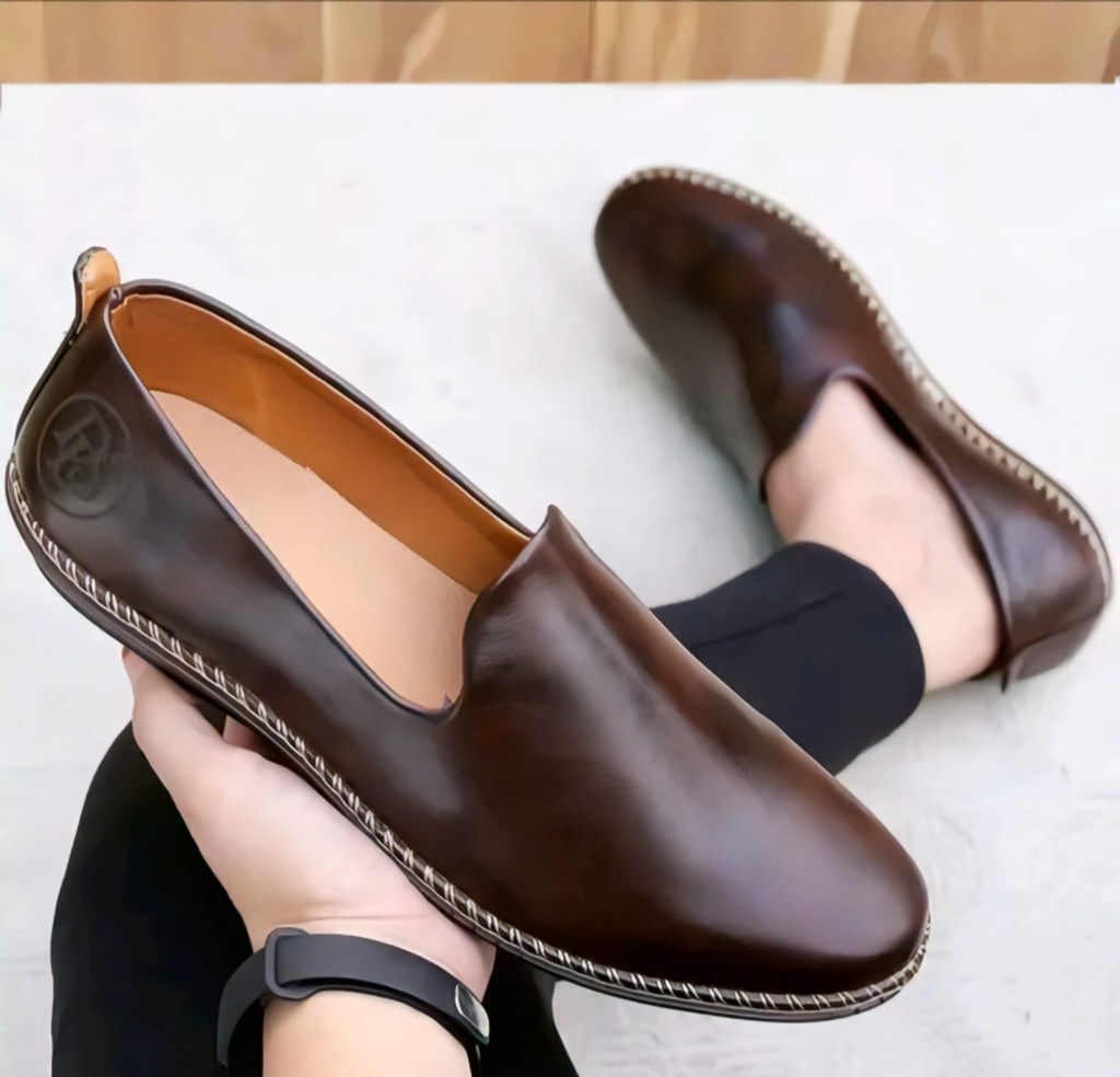Men's Leather Slip-On Loafers I (6)