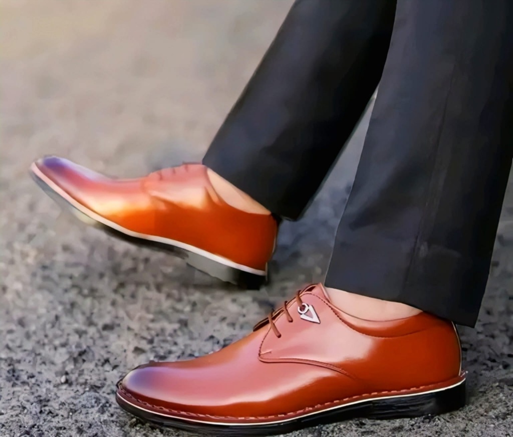 Men's Formal Tan Loafer Shoes (6)