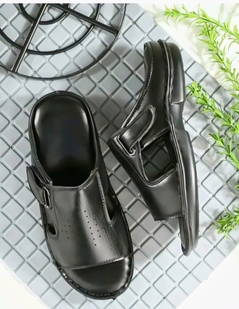 Men Leather Slide Sandals Chappal II (6)