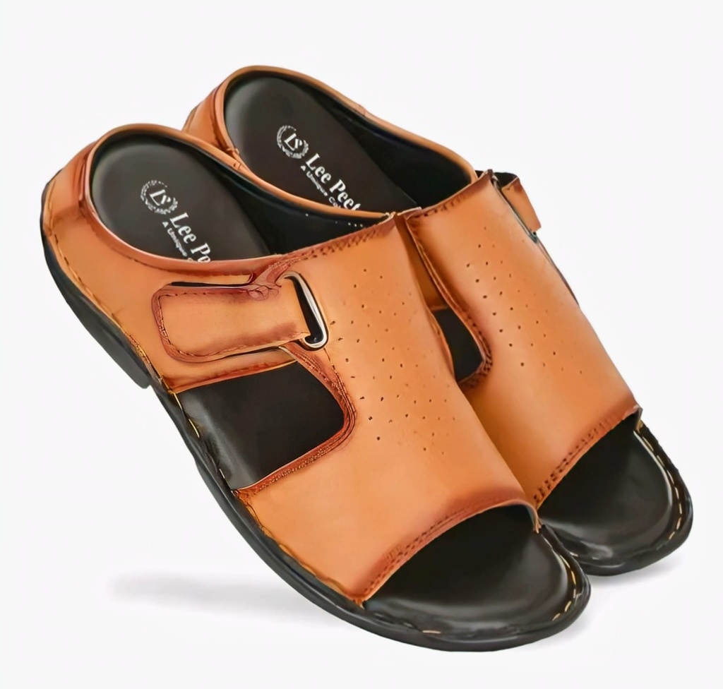 Men Leather Slide Sandals Chappal IV (6)