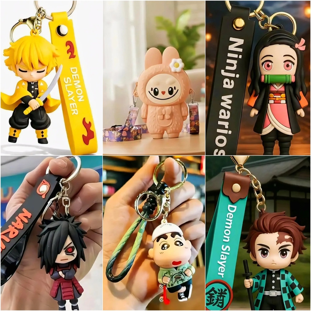 Anime and Cartoon Keychains (Shinchan)