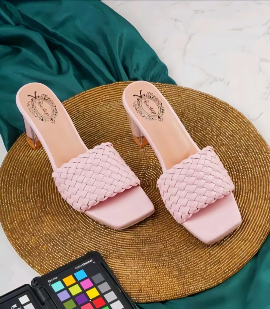 Woven Block Heels Sandals I (3)