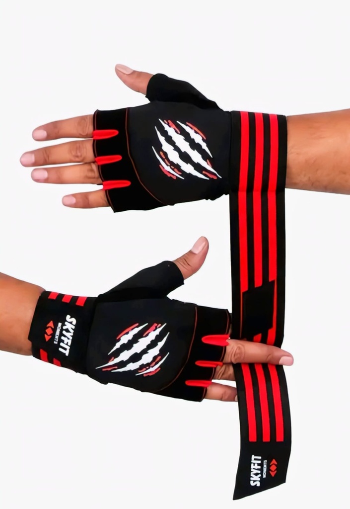 Gym Gloves Wrist Support Leather II