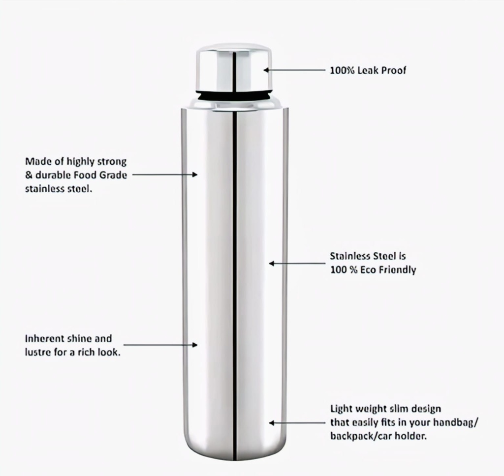 Coolton Stainless Steel Bottle 1000ml