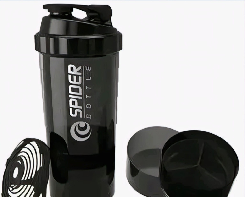 Spider Gym Bottle Shaker Container