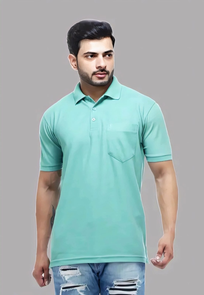 Polo Neck T Shirt (M)
