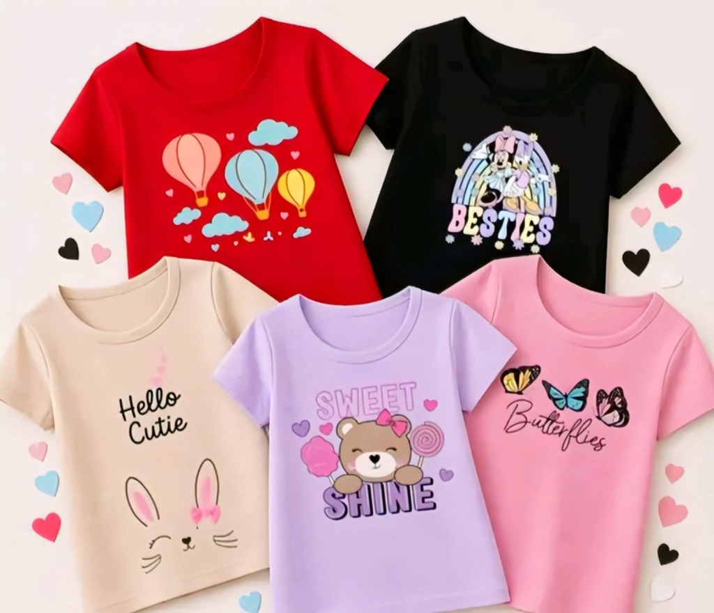 Pack of 5 T Shirt (3-4Y)